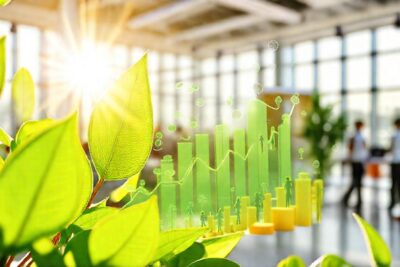 Visualización de datos sostenibles y moderna