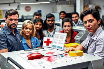 Emergencia en la sala de impresión