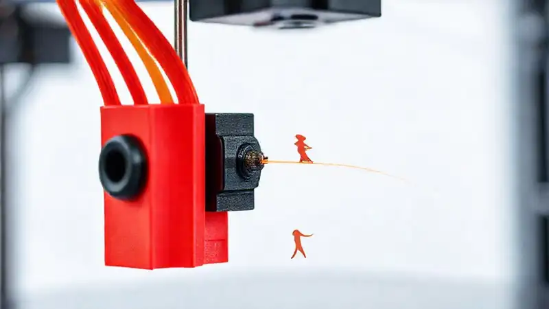 Impresora 3D: detalles técnicos vibrantes