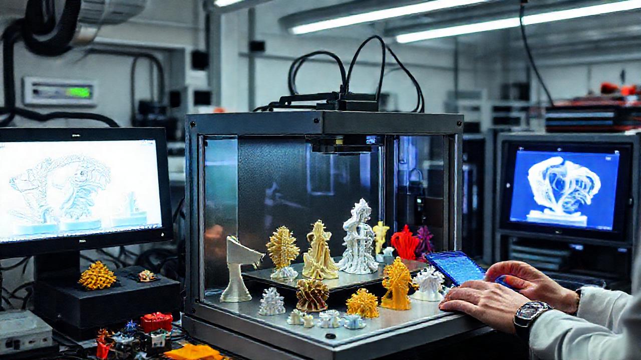 Un taller futurista imprime geometrías complejas