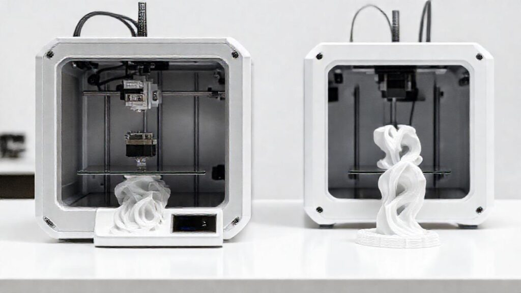 Impresora 3D de fibra de vidrio moderna