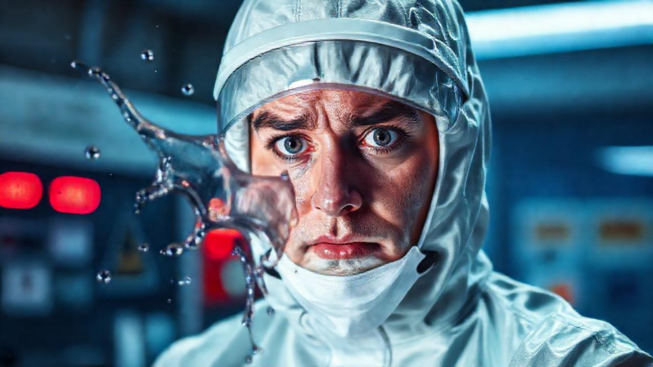 Salpicadura química: atención médica urgente