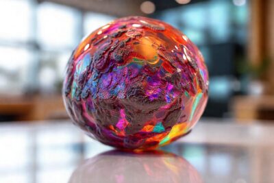 Escaneo digital crea objeto vibrante y detallado