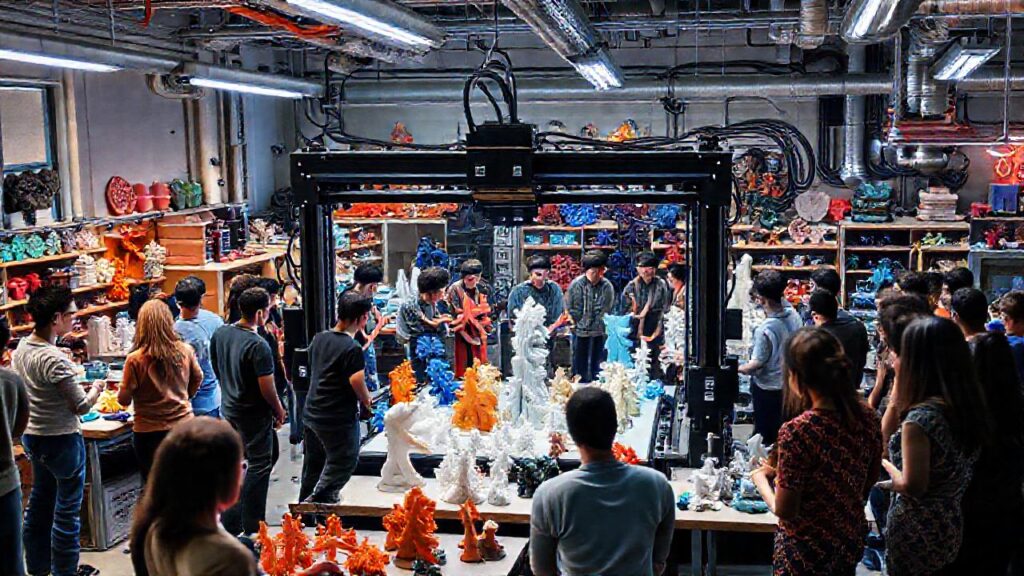 Impresión 3D colaborativa y vibrante