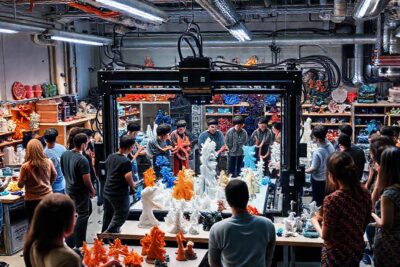 Impresión 3D colaborativa y vibrante