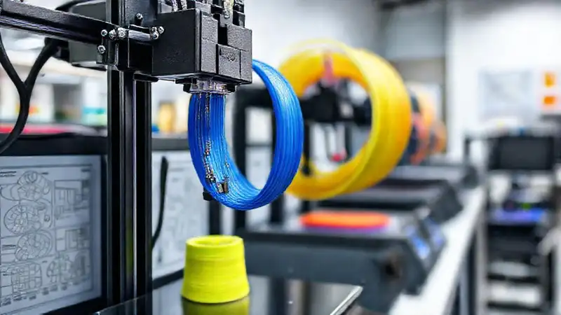 Impresoras 3D flexibles: diseño moderno y vibrante