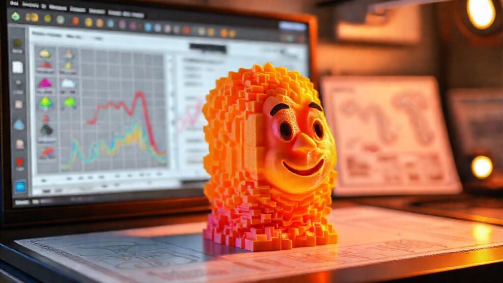 Software 3D renderiza modelos complejos y realistas