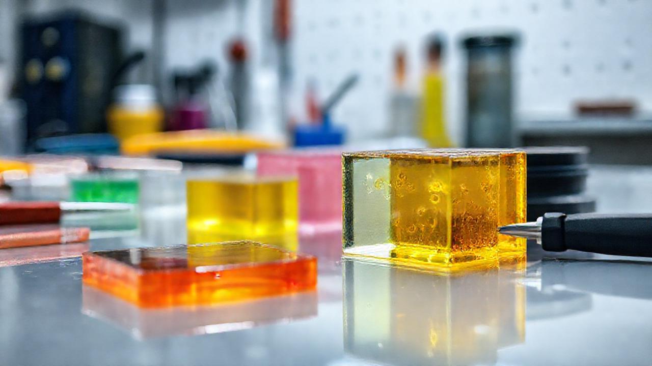 Taller de resina: detalles vibrantes y claros