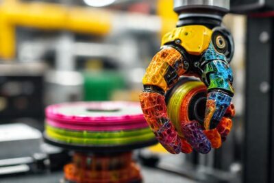 Impresión 3D avanzada con materiales coloridos