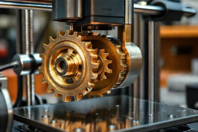 Impresora 3D: detalles técnicos y metálicos