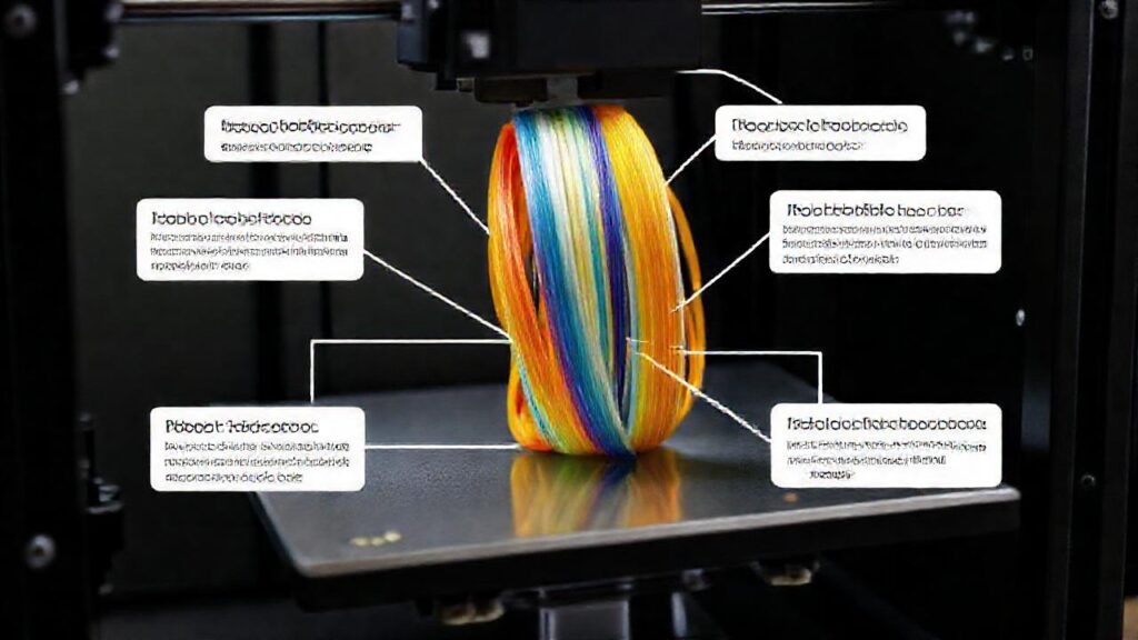 Impresión FDM fallida por problemas técnicos