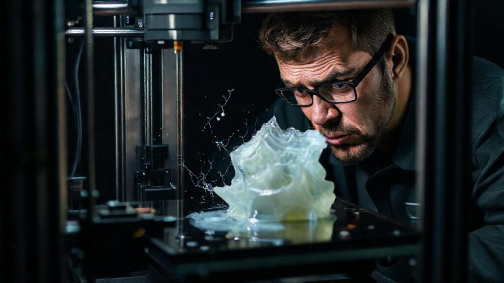 Impresión 3D fallida