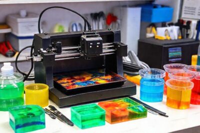Impresión de resina detallada requiere equipo seguro