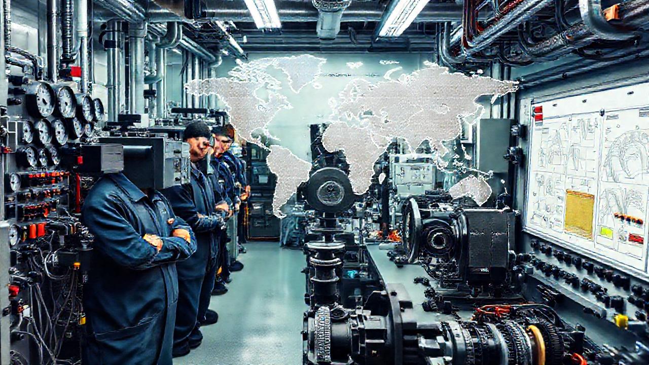 Laboratorio industrial analiza datos globales intensamente
