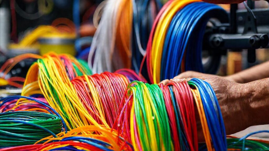 Manos crean color con filamento reciclado