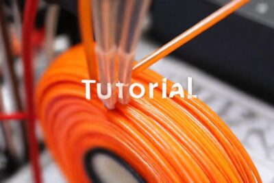 Extrusora de filamento: tutorial limpio y brillante