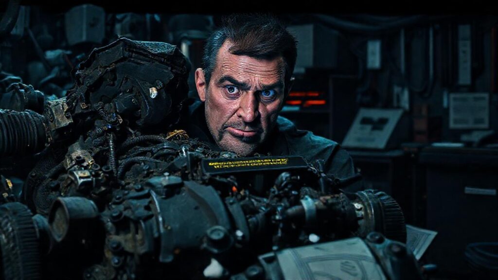 El taller mecánico era un caos técnico