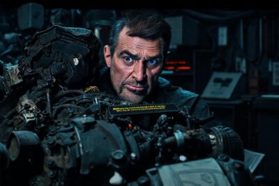 El taller mecánico era un caos técnico