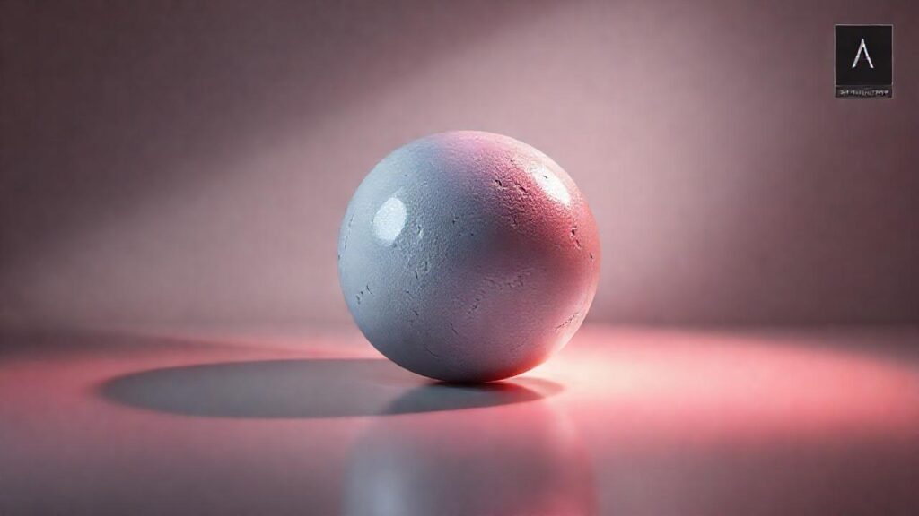 Objeto 3D con iluminación y efectos