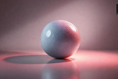 Objeto 3D con iluminación y efectos