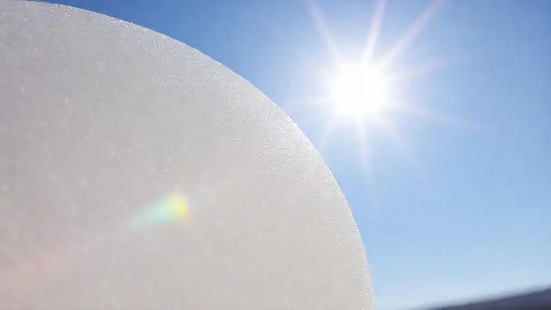 Nylon impreso 3D reluce al sol