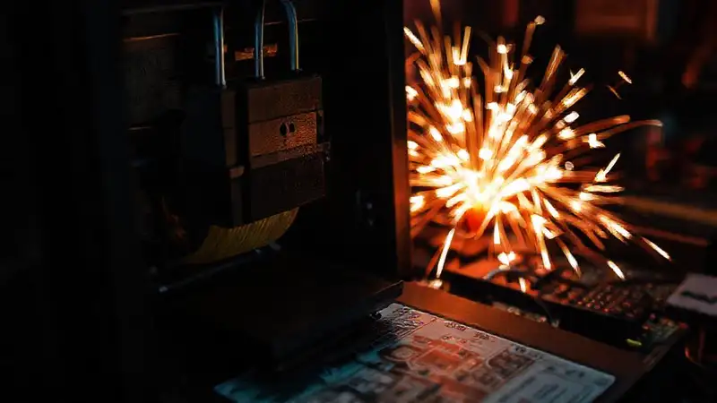 Impresión electrónica en entorno oscuro