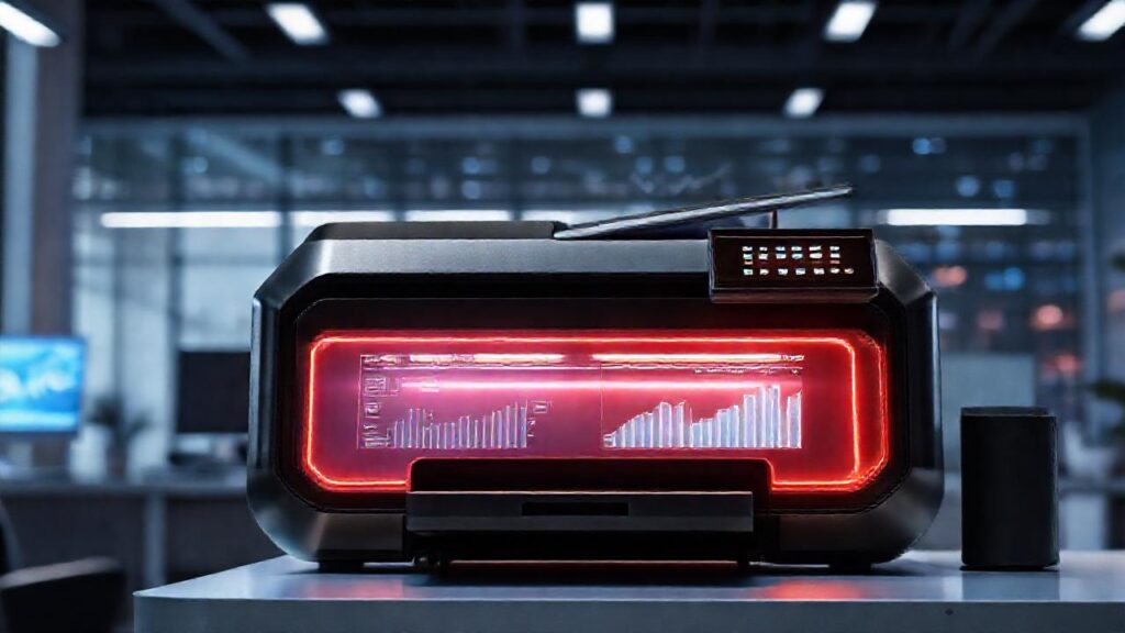 Impresora futurista optimiza la eficiencia moderna