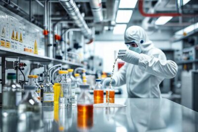 Laboratorio químico: seguridad y precisión