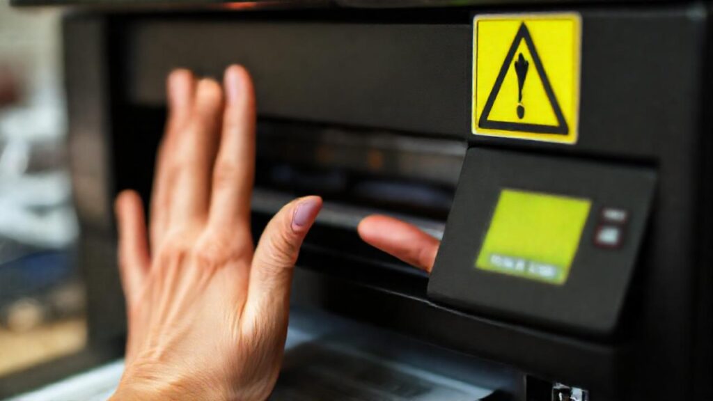 Cuidado: partes calientes