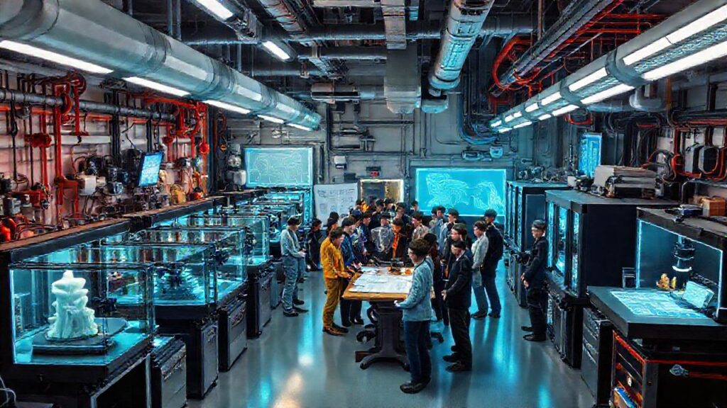 Un taller futurista innova con tecnología avanzada