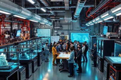 Un taller futurista innova con tecnología avanzada