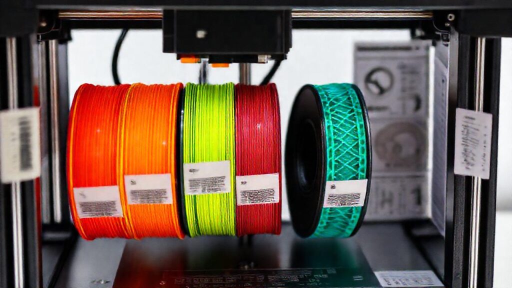 Impresora 3D con colores y datos