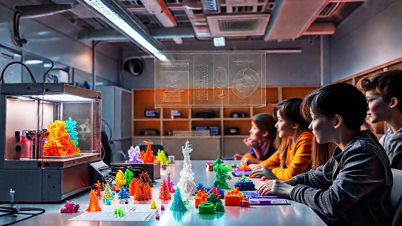 Aula futurista: aprendizaje tecnológico y creativo