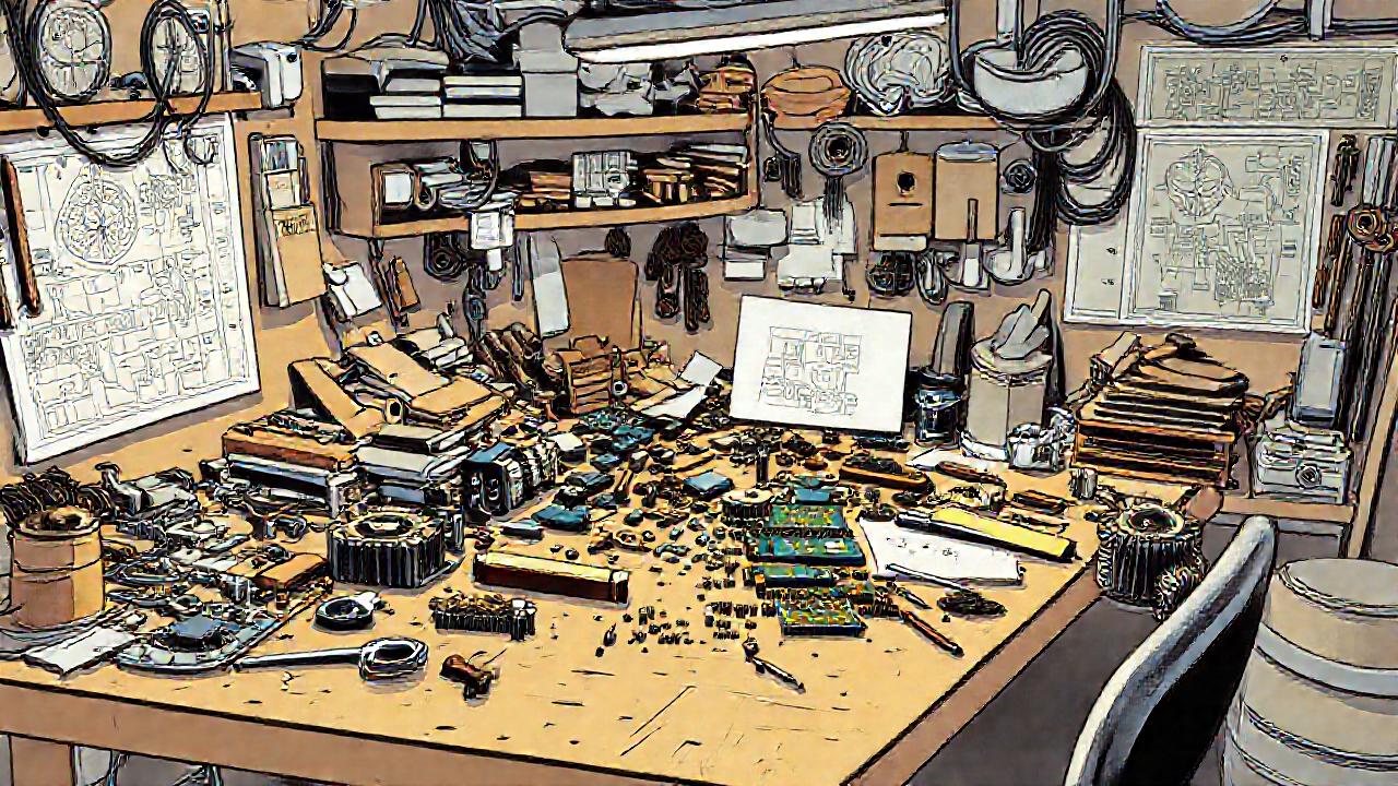 Maestros trabajando en un taller técnico