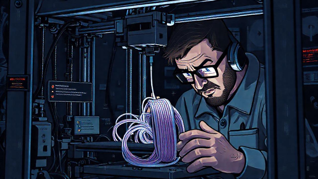 Impresora 3D: fallo mecánico, frustración técnica