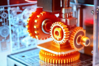 Impresora 3D crea engranajes complejos