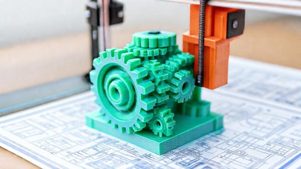 El modelo 3D se imprime con precisión