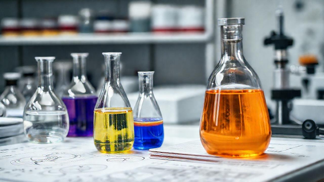 Pruebas científicas de materiales en laboratorio