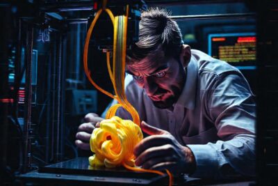 El fallo de la impresora generó caos