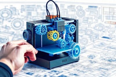 Impresora 3D crea diseños mecánicos complejos