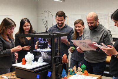 Impresión 3D comunitaria crea diseños complejos