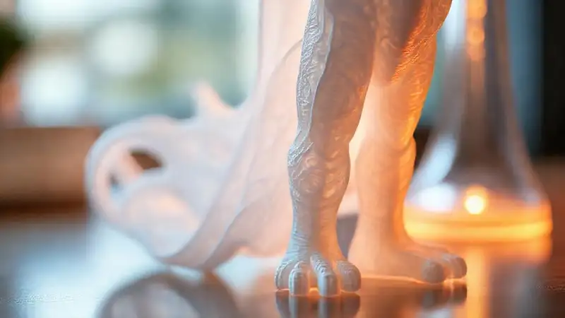 Figura 3D ABS detallada y brillante