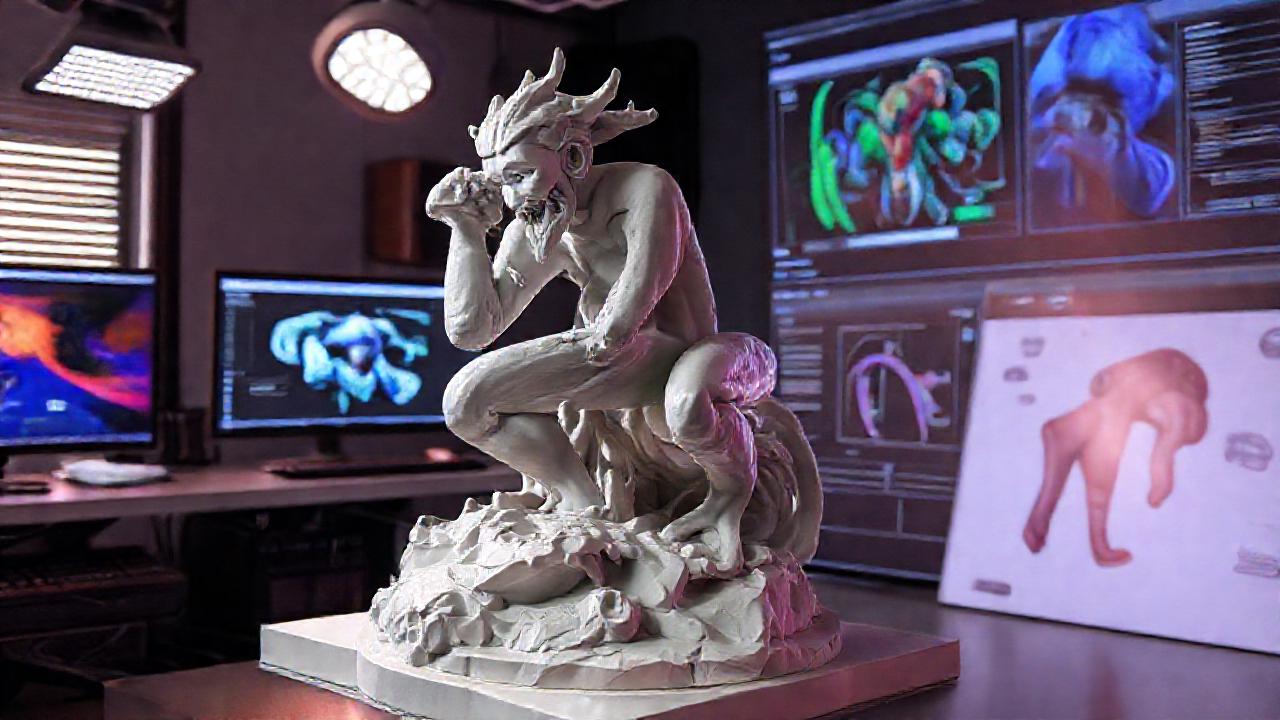 Creación digital de esculturas 3D profesionales