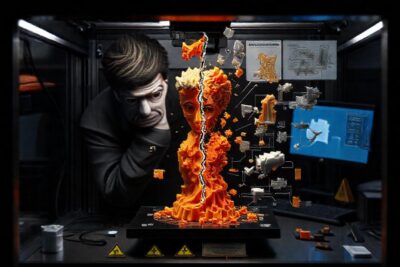 El diseño 3D falló