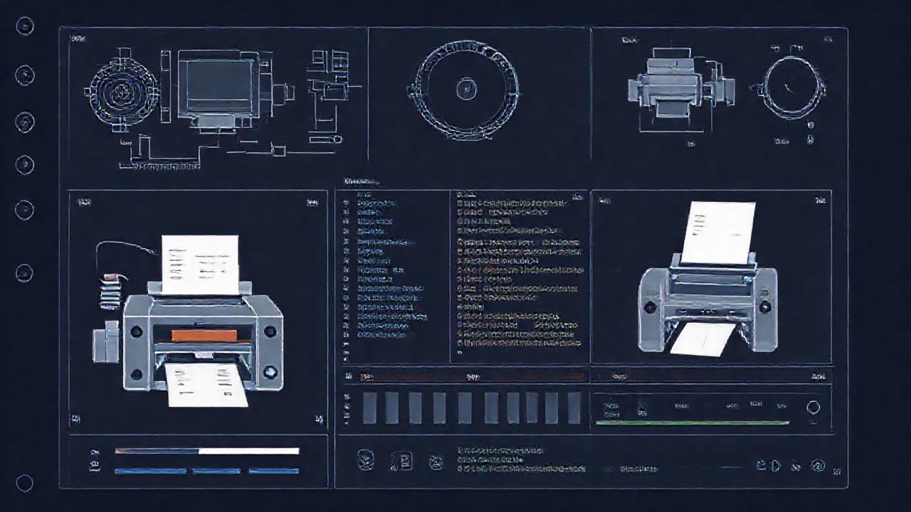 Diagrama técnico visualmente detallado e interactivo