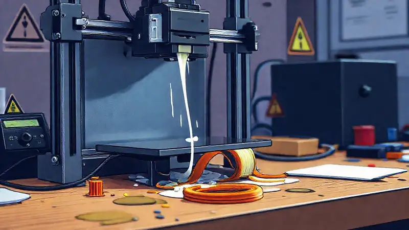 Impresora 3D: fallo técnico y caos