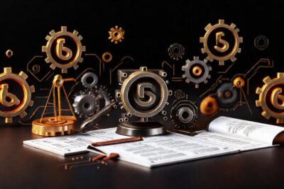 Prototipe 3D legal y futurista digital