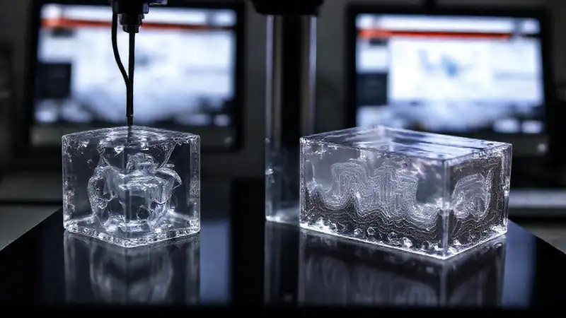 Impresión 3D de resina detallada y transparente