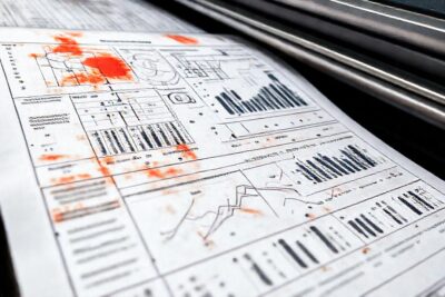 Diagramas técnicos revelan problemas de impresión
