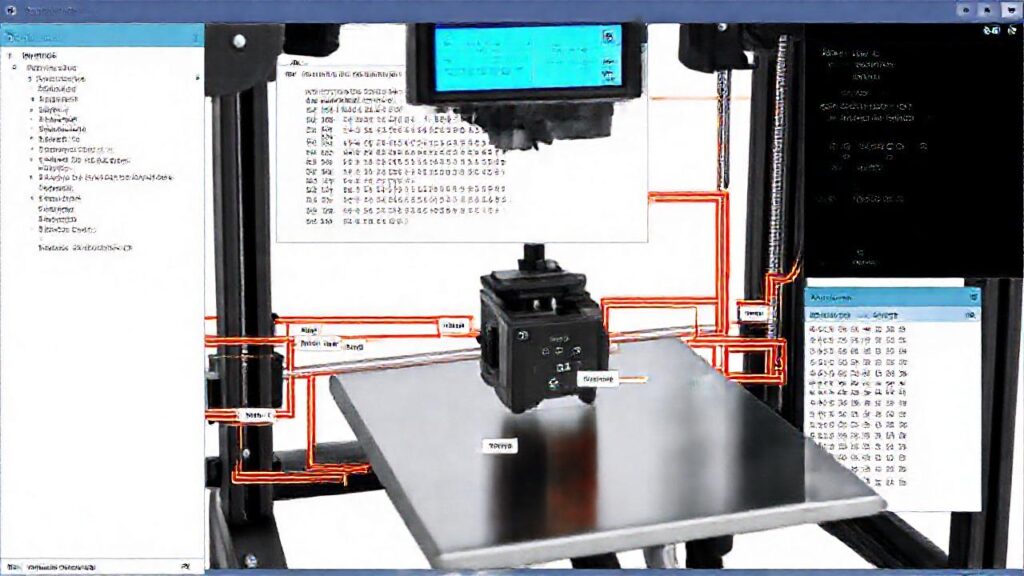 Impresora 3D controla datos y errores